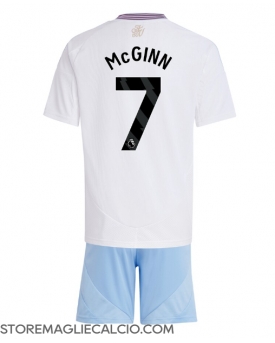 Aston Villa John McGinn #7 Maglia Gara Trasferta Repliche 2024-25 Bambino